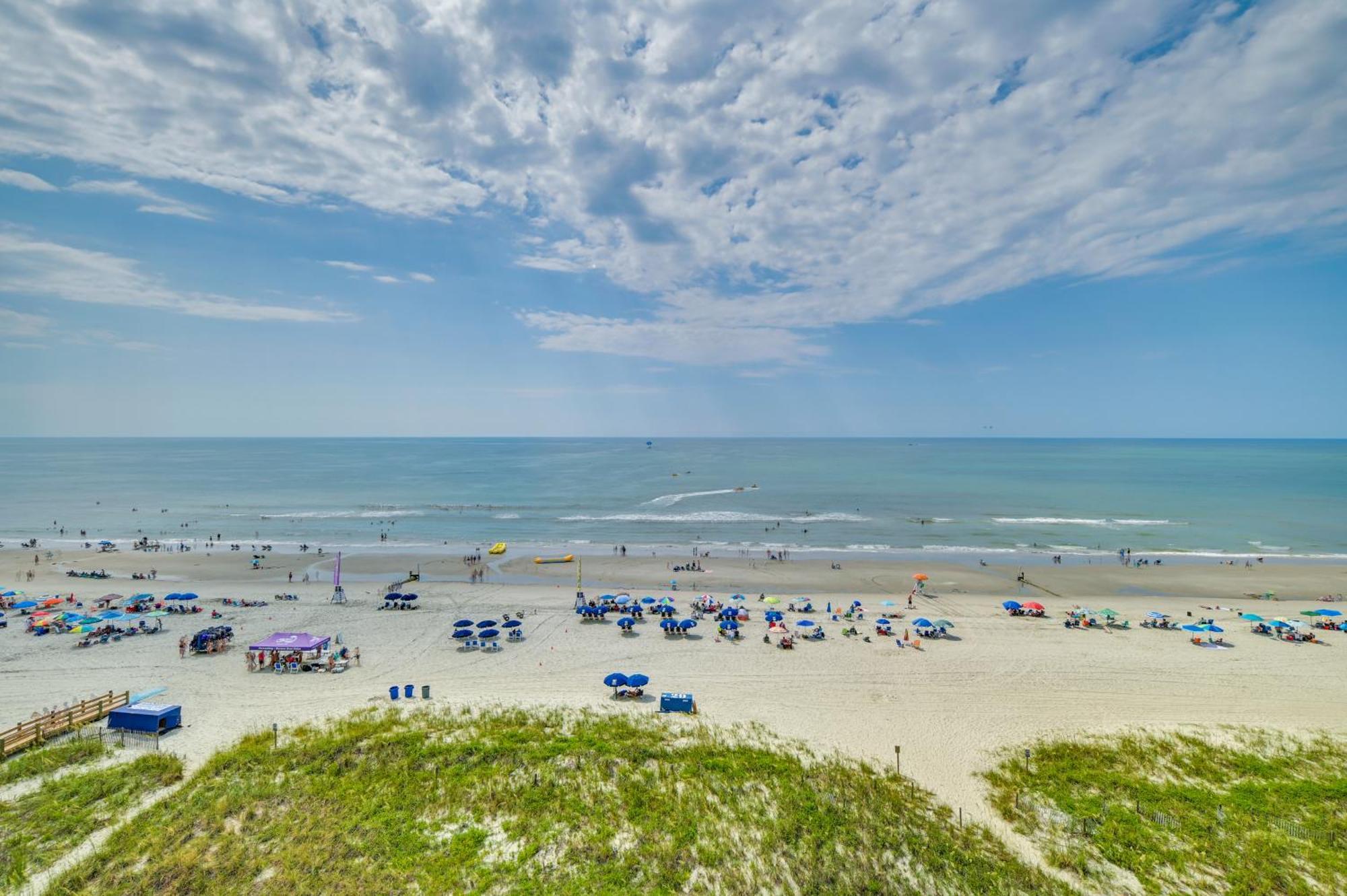 Cozy Coastal Condo With Airy Oceanfront Balcony Myrtle Beach Exterior foto